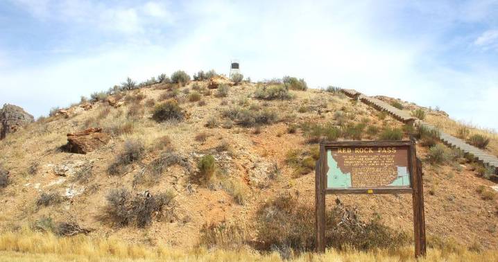 Red Rock Pass marks the edge of Lake Bonneville at the northern end of Cache Valley