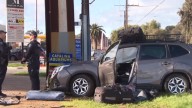 STAR force called in to spike car tyres after police vehicle rammed
