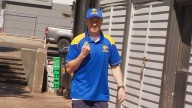 Geelong Mad Monday: Mitch Duncan dresses up in West Coast coaching gear ahead of likely move to Eagles