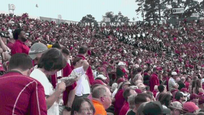 Razorback and Red Wolves fans react to historic football matchup with electric atmosphere