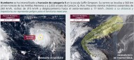‘Humberto’ se intensificó a huracán de categoría 5 en el Atlántico
