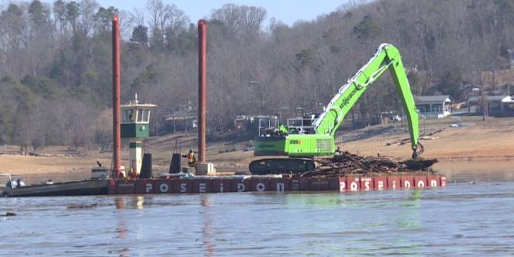 ‘It was uncharted territory for us’ | TVA completes Douglas Lake cleanup one year after Hurricane Helene hit