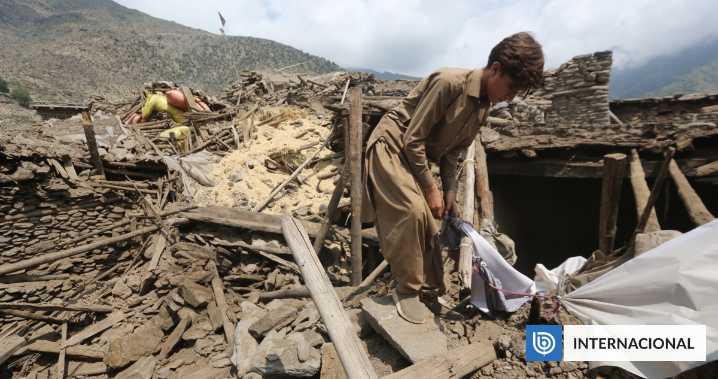 Gobierno talibán confirma más de 1.400 muertos y 3.100 heridos tras terremoto en Afganistán