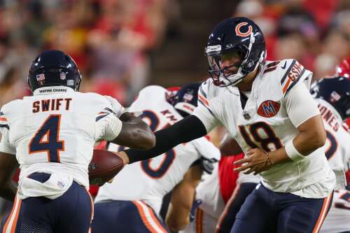 Swift response: Bears down to one healthy running back going into Monday’s season opener