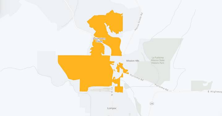 Power outage affecting thousands of customers in the Vandenberg Village area