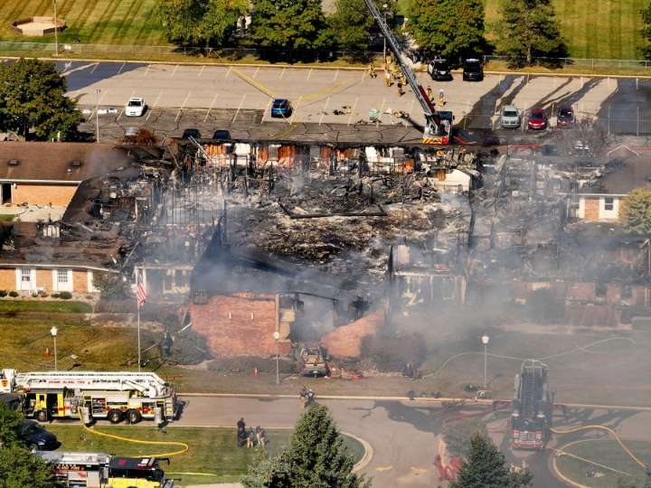 2 people dead and 8 wounded in a shooting and fire at a Michigan church, police say