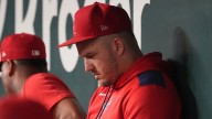 Angels’ Mike Trout scratched from lineup before Royals game