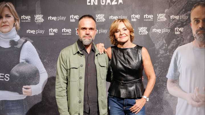 RTVE presenta el videopodcast 'Vivir y morir en Gaza', con Almudena Ariza y Raúl Incertis