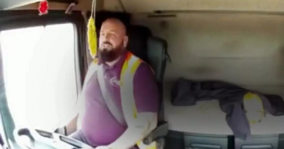 Lorry driver was looking at porn seconds before he killed dad in motorway crash