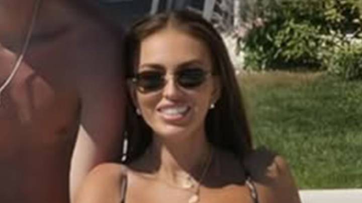 Golf Wag Paulina Gretzky leaves little to imagination in tiny bikini as she sizzles in pool