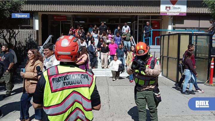 Exitoso simulacro de sismo en Tijuana