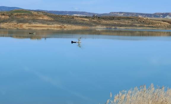 El embalse de Monteagudo de las Vicarías aumenta ligeramente sus reservas