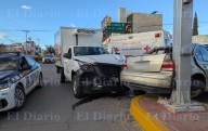 Choque deja a conductor prensado en la Ortiz Mena