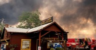 Photos show wildfire burning through historic California Gold Rush town settled by Chinese miners
