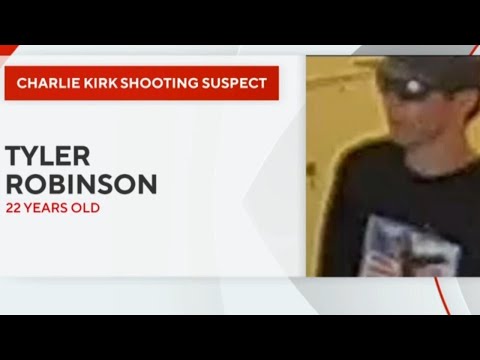 Charlie Kirk shooting suspect identified as Tyler Robinson, now in custody, officials say