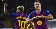 Lewandowski se tapa las orejas y cierra bocas