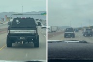 Video: ¡Indignante! Camioneta ignora ambulancia con niño grave en El Paso