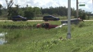 Horse, drivers OK after truck, car end up in Weston canal
