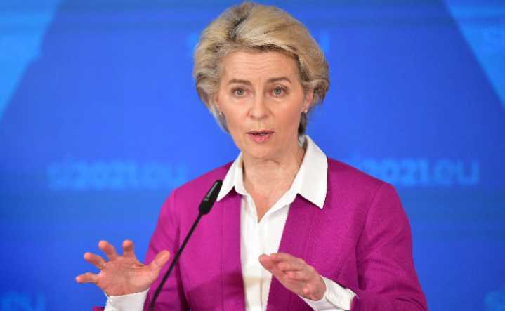 Avión de jefa de la UE, afectado por presunta interferencia rusa en el GPS