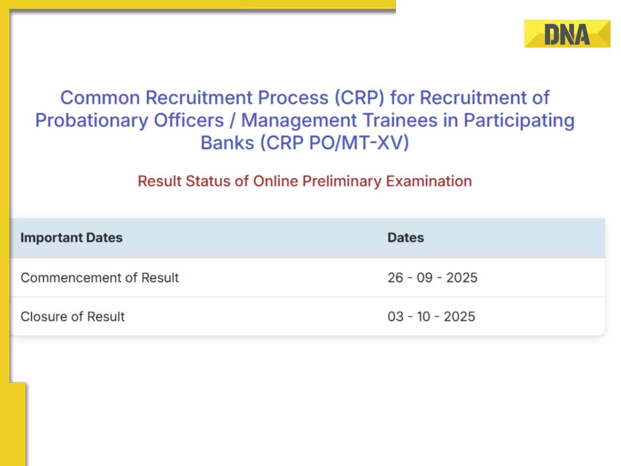 IBPS PO Result 2025 DECLARED: Get direct LINK to download scorecard here