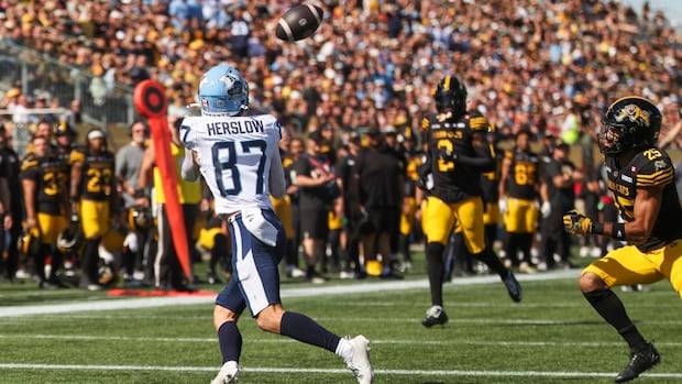 Hajrullahu's game-winning kick caps Argos' wild 35-33 Labour Day win over Ticats