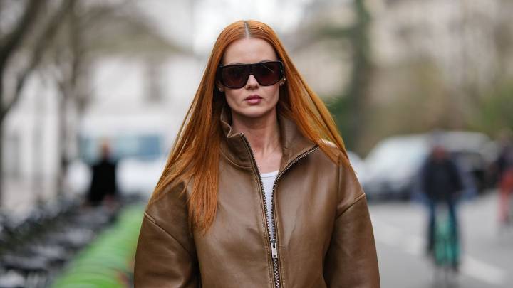 El cabello naranja cobrizo es todo lo que necesitas en otoño 2025