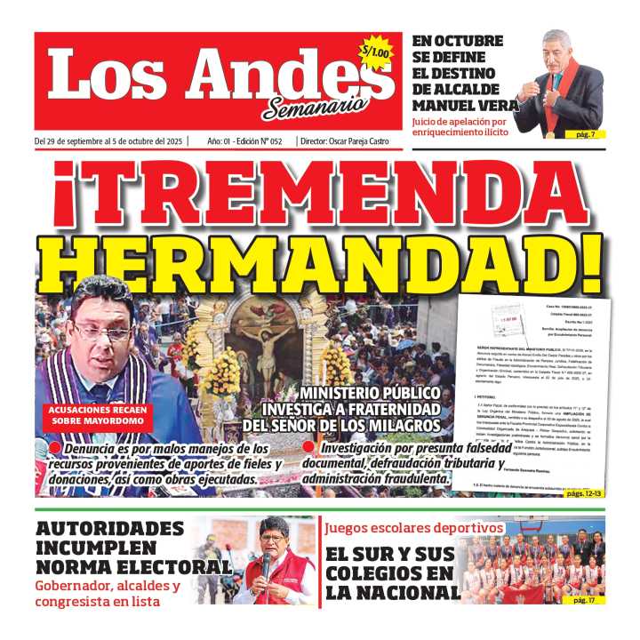 Semanario Los Andes 29/09/2025