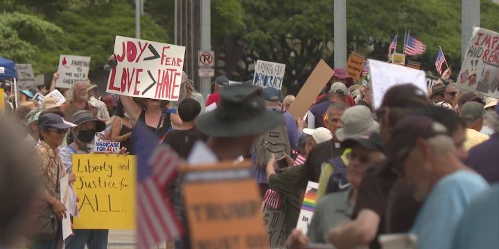 Rallies in Hawaii part of nationwide protest of Trump policies