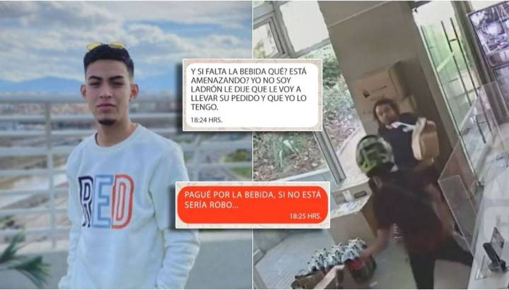 Los chats previos al brutal crimen de delivery: "Que no falte ni la bebida"
