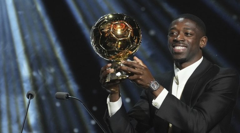 Francés Ousmane Dembélé gana el Balón de Oro 2025