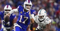 Allen's 3 TD passes and Bernard's pick secure Bills' win over Dolphins