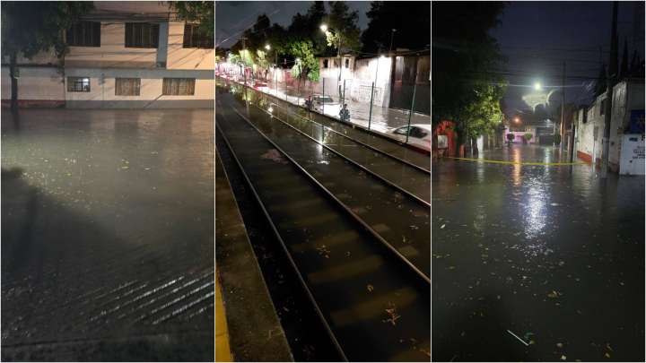 Lluvias y Granizo Hoy en CDMX: Activan Doble Alerta y Tren Ligero Opera con Servicio Provisional