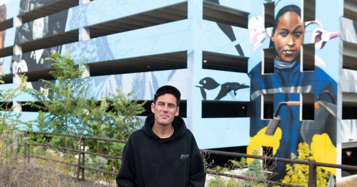 Artists at work: Creating the largest mural in Fort Wayne