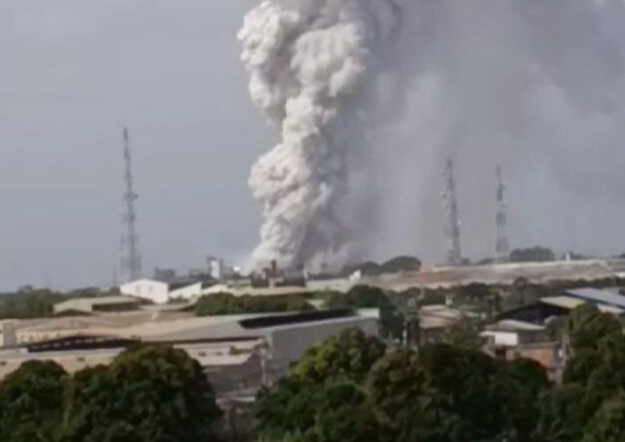 Explota fábrica de fuegos artificiales en una zona industrial del Zulia