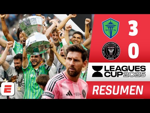 Dónde ver el resumen del partido de Inter Miami vs. Seattle Sounders por final de Leagues Cup