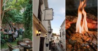 El restaurante escondido en este bello pueblo blanco de Málaga que tiene un "jardín mágico" y brilla su parrilla