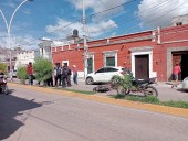 UN MOTOCICLISTA MÁS QUE PROBÓ EL PAVIMENTO