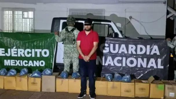 Cae sujeto con 72 mil cigarros de mariguana en Sonora