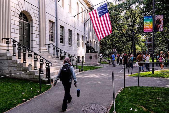 Trump says his administration is close to reaching a deal with Harvard University