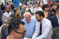 Mamdani refuses to denounce strict anti-Zionist DSA rules, slams Trump at Bernie Sanders parade