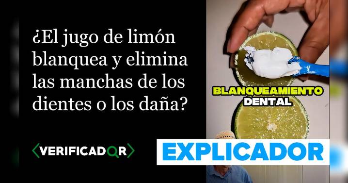 ¿El jugo de limón blanquea los dientes o los daña? Esto dice la ciencia y los expertos