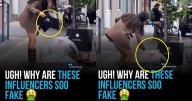 Influencer es captada sacando empaques de marcas de lujo de la basura para crear contenido