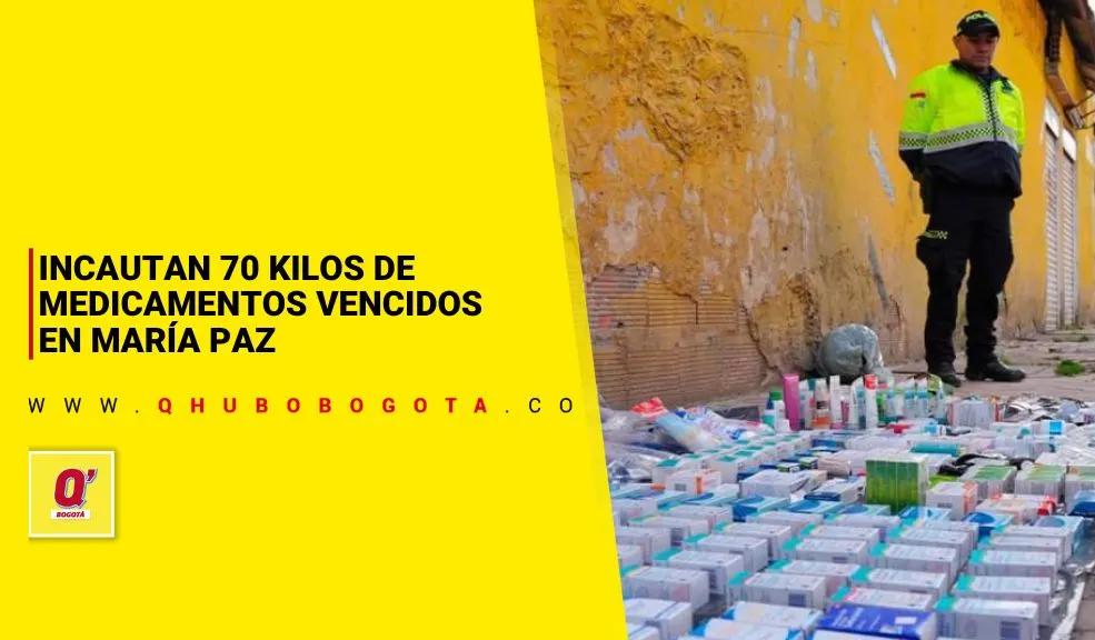 En Kennedy: incautan 70 kilos de medicamentos vencidos en María Paz