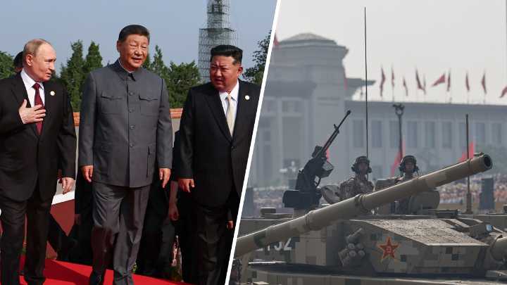 China exhibe su poderío y aliados en desfile militar – Telemundo Washington DC (44)
