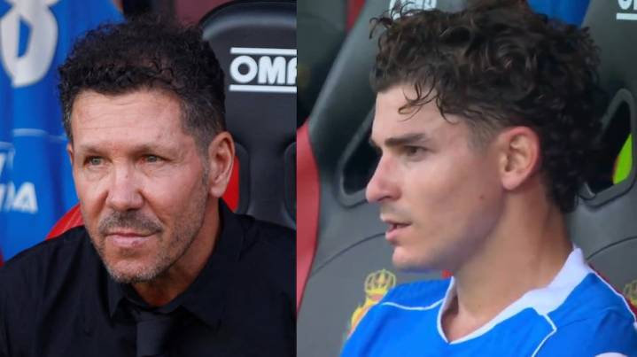 “Siempre a mí”: la bronca de Julián Álvarez con el Cholo Simeone tras ser reemplazado en un partido del Atlético de Madrid