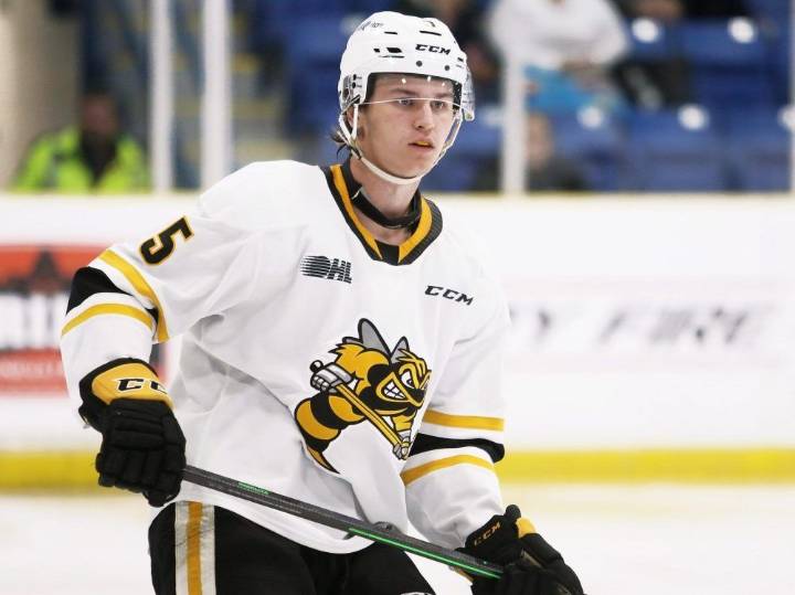 Sarnia Sting's Mitch Young invited to Boston Bruins' rookie camp
