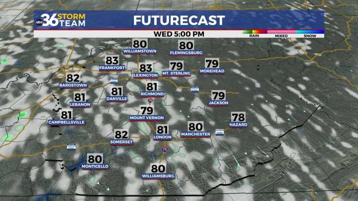 Quiet weather continues into the mid