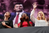 Tens of thousands attend memorial service for conservative leader Charlie Kirk