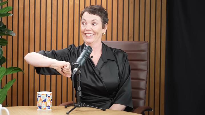 Cele|bitchy | Olivia Colman says her tattoo for her husband Ed Sinclair is ‘like he pissed on me’