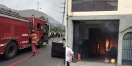 Incendio consume fábrica en San Juan de Lurigancho: Al menos 10 unidades de bomberos atienden el siniestro